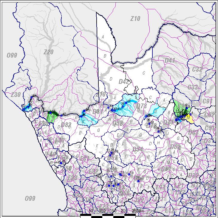 Lower Orange WMA Chemical classification